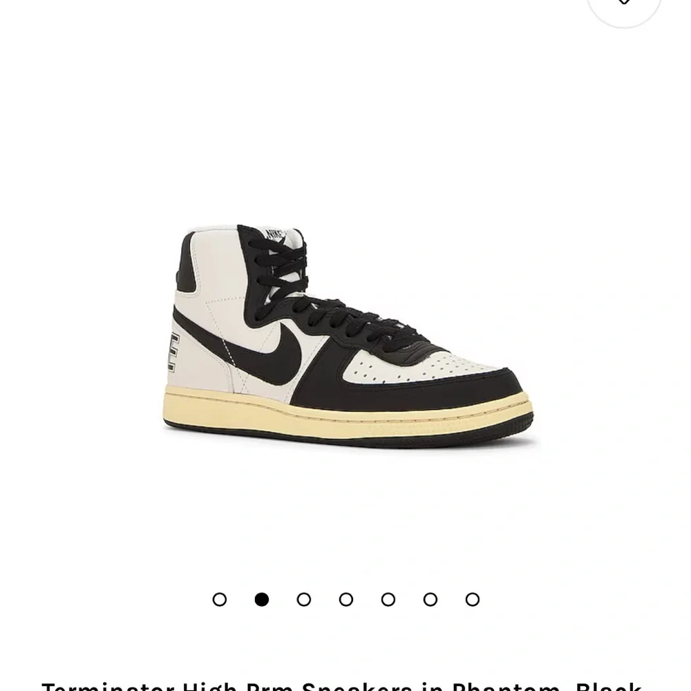 Nike Terminator High Prm Sneakers in Phantom, Black, Pale Vanilla, & Sail - Picture 1 of 8